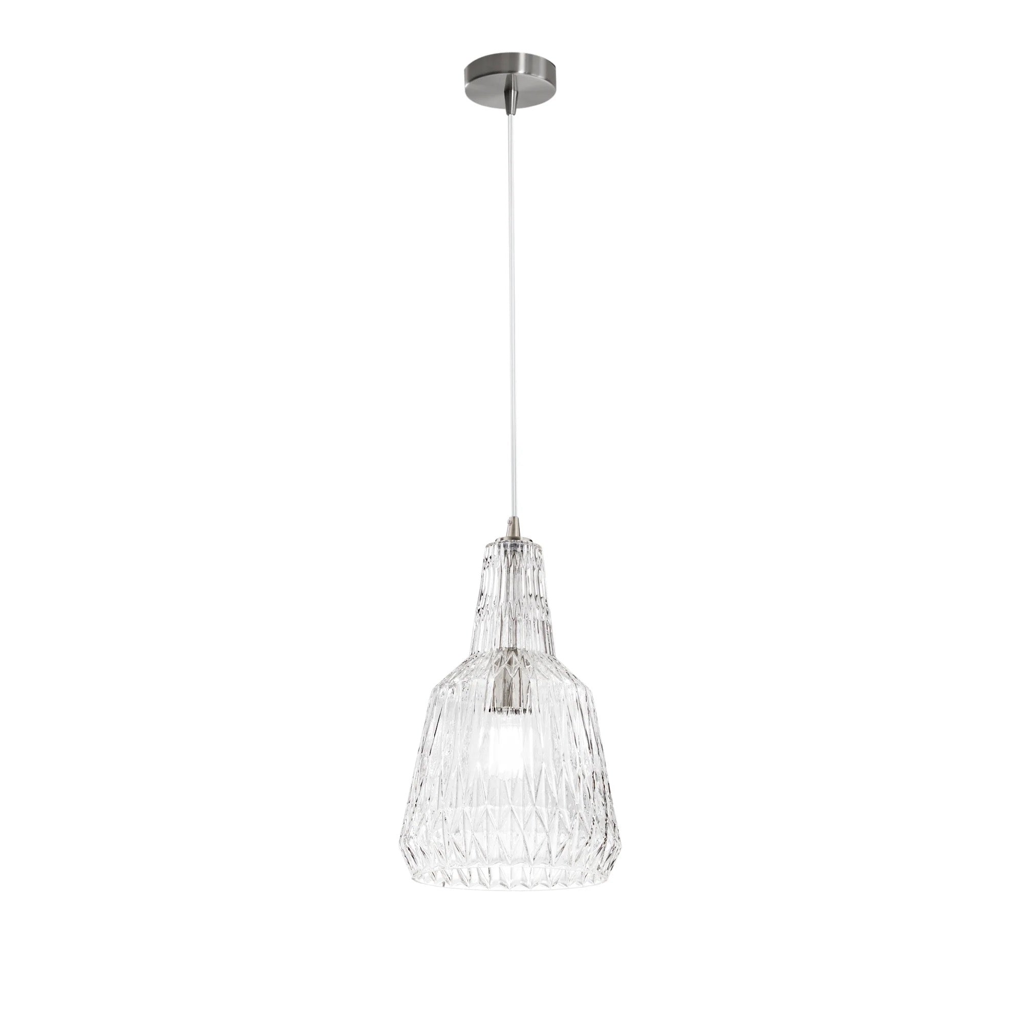 GALWAY TRANSPARENT SUSPENSION 1XE27 23X150CM